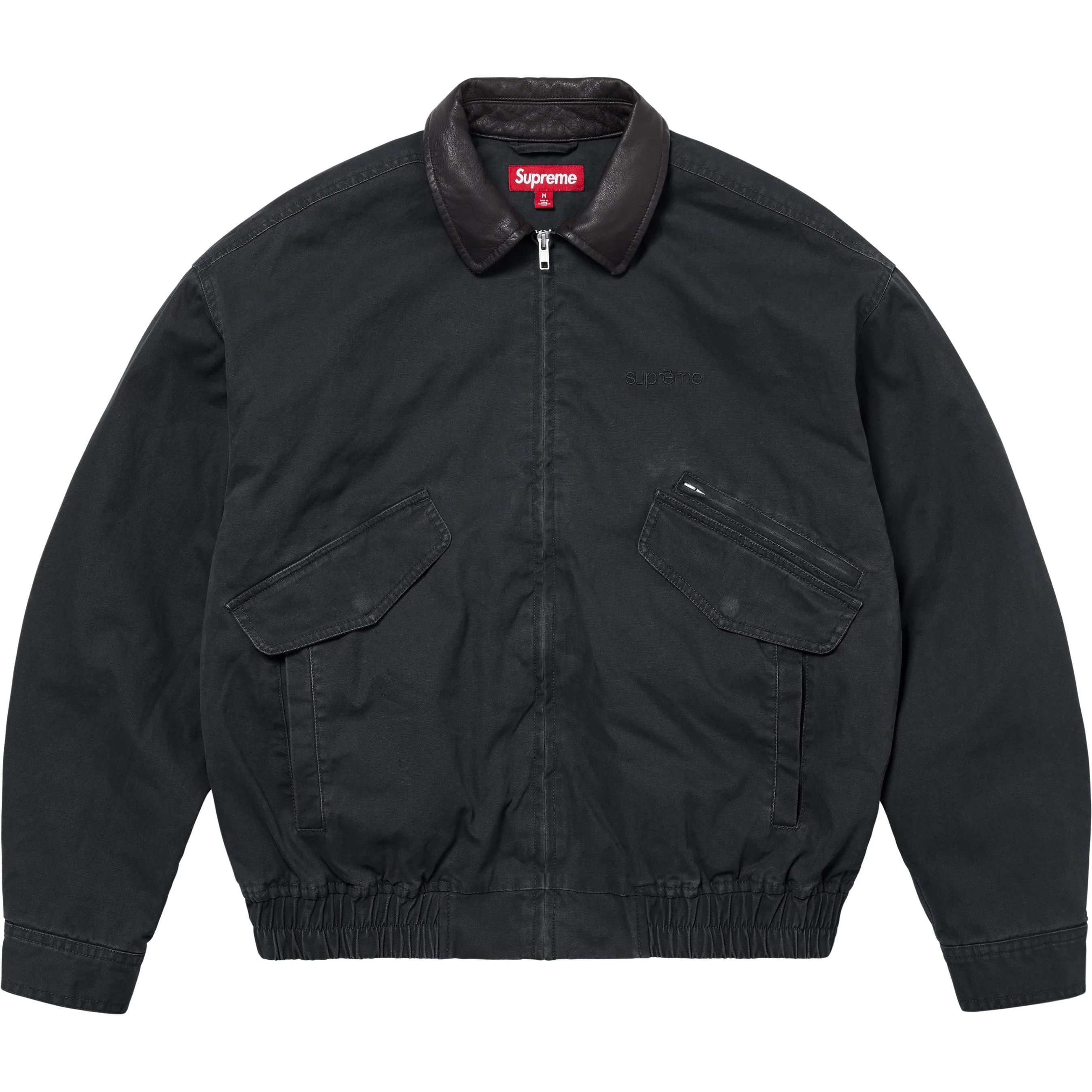 Leather Collar Utility Jacket view 16